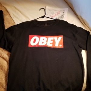 Obey pullover sweater